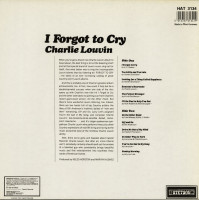 Aperçu: I Forgot To Cry (LP) Aperçu: I Forgot To Cry (LP)