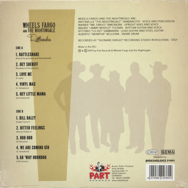 Rattlesnakes (LP, 10inch)