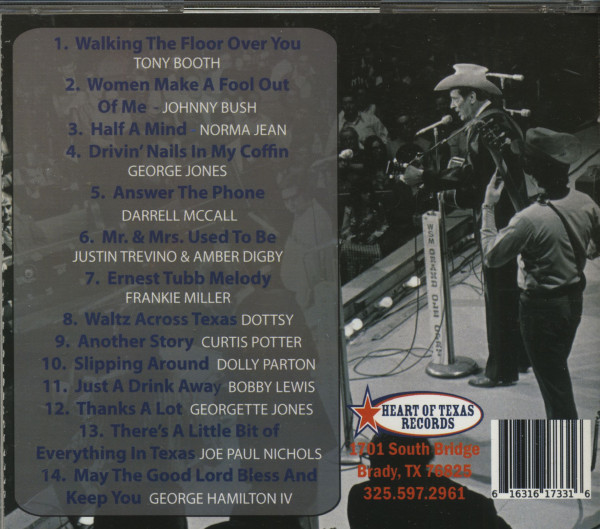 Thanks A Lot Texas Troubadour - A Tribute To Ernest Tubb (CD)