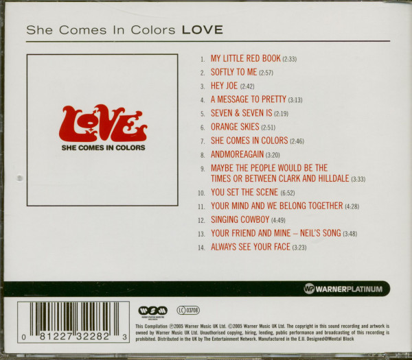 Love She Comes In Colors (Elektra 1966-68)