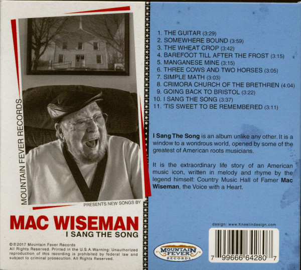 I Sang The Song - Life Of The Voice With A Heart (CD)
