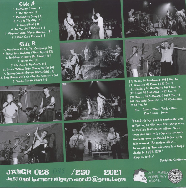 Move Your Feet To The Scallywags! - Live! (LP, colored Vinyl)