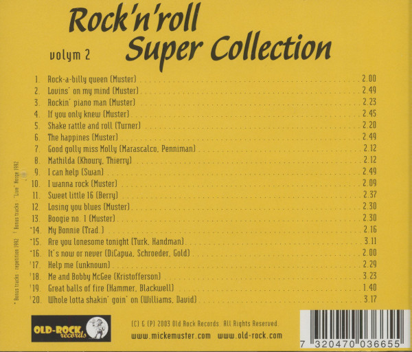 Rock & Roll Super Collection Vol.2 (CD)
