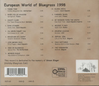 Aperçu: European World Of Bluegrass 1998 (CD) Aperçu: European World Of Bluegrass 1998 (CD)