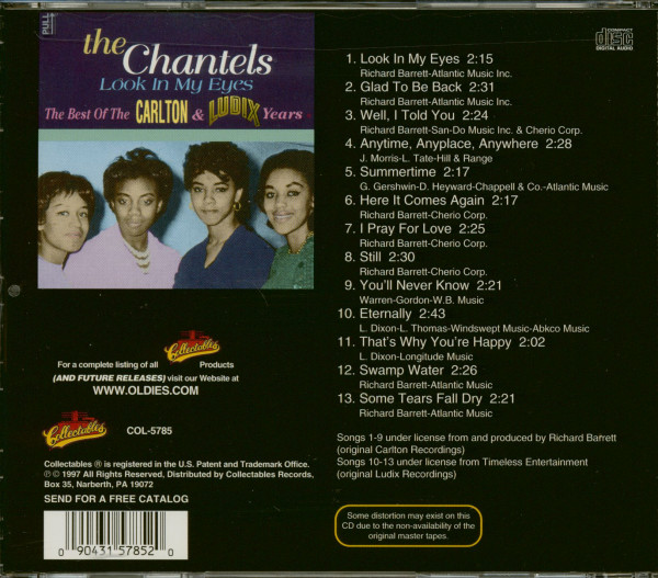 Look In My Eyes - The Best Of The Carlton & Ludix Years (CD)