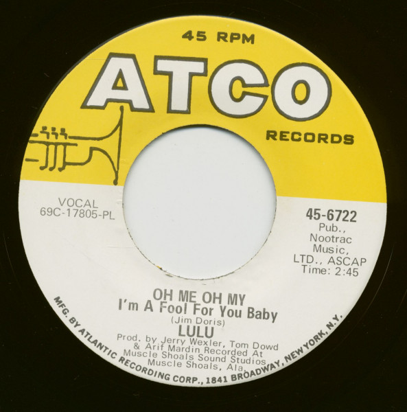 Oh Me, Oh My (I'm A Fool For You Baby) - Sweep Around Your Own Back Door (7inch, 45rpm, BC) Oh Me, Oh My (I'm A Fool For You Baby) - Sweep Around Your Own Back Door (7inch, 45rpm, BC)
