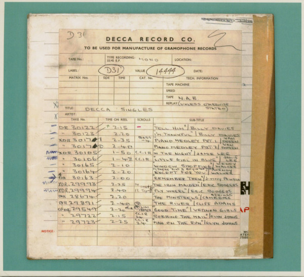 The Decca Years 1963 - Forty-five 45s from the Pioneers of British Pop (2-CD)