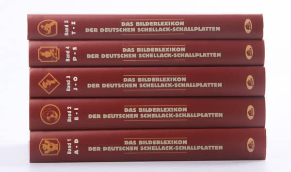 Das Bilderlexikon der deutschen Schellack-Schallplatten (5 Bände) - The German Record Label Book