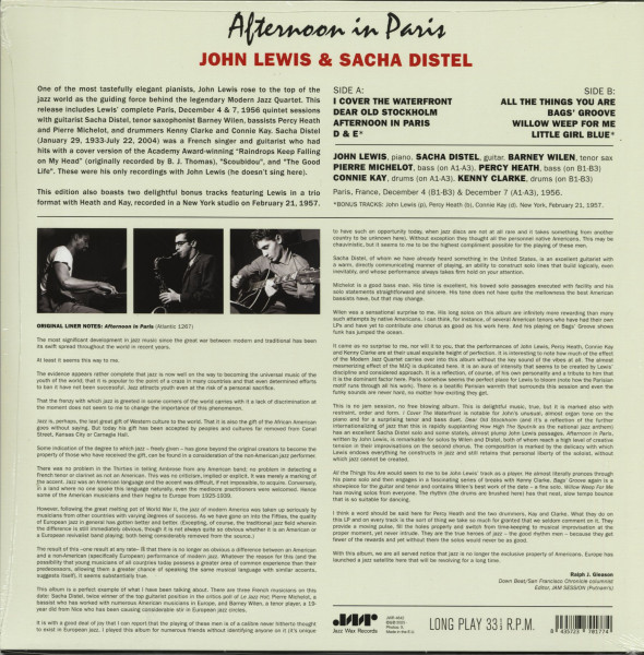 Afternoon In Paris (LP, 180g colored Vinyl, Ltd.)