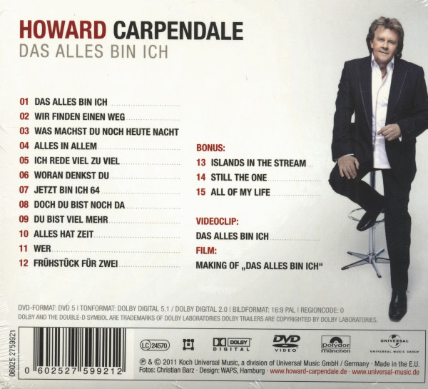 Das Alles Bin Ich (CD + DVD)