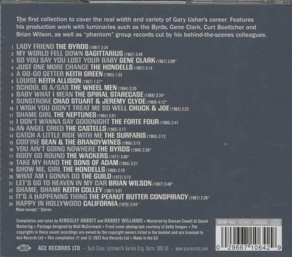 Happy In Hollywood - The Productions Of Gary Usher (CD)
