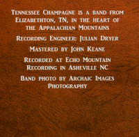 Aperçu: Tennessee Champagne (CD) Aperçu: Tennessee Champagne (CD)