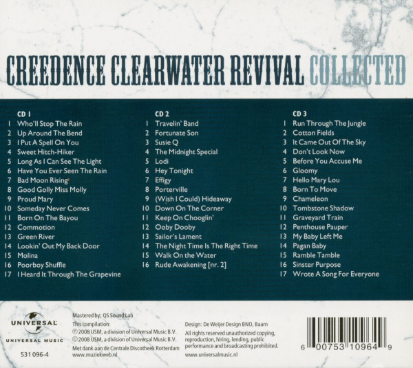 Creedence Clearwater Revival Collected - Ultimate (3-CD)