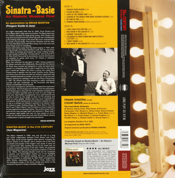 Sinatra - Basie (LP, 180g Colored Vinyl, Ltd.)