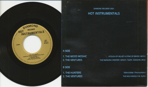 It's Time For Hot Instrumentals (7inch, EP, 45rpm, PS)