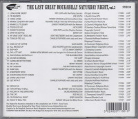Aperçu: The Last Great Rockabilly Saturday Night Vol.3 (CD) Aperçu: The Last Great Rockabilly Saturday Night Vol.3 (CD)
