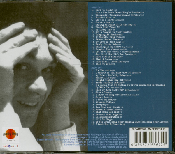 The Complete Blue Horizon Sessions (2-CD)