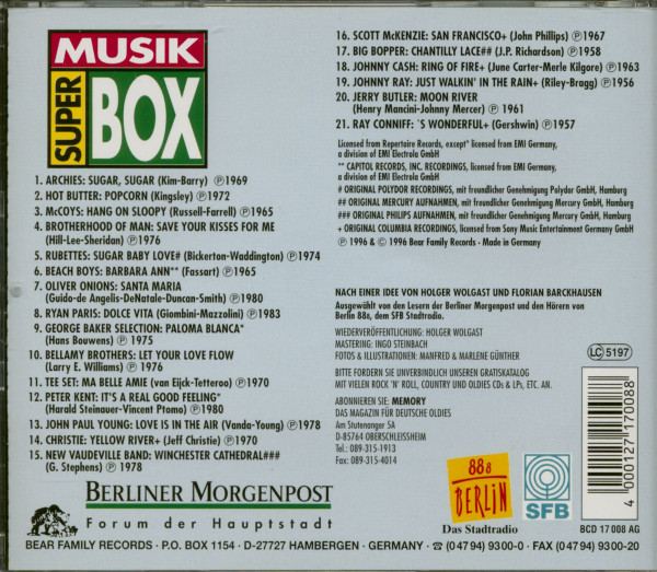 Super Musikbox Vol.2 - International Oldies (CD)