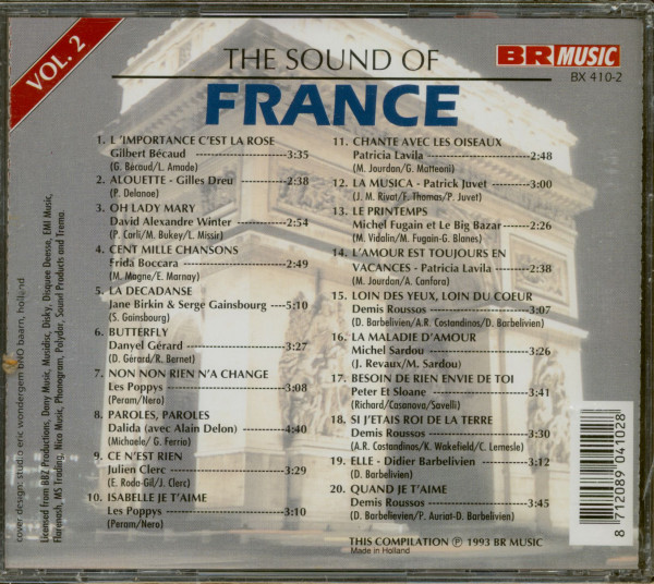 The Sound Of France - Vol. 2 (CD)