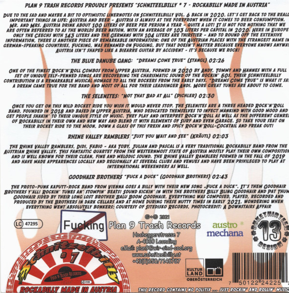 Schnitzelbilly No.7 - Rockabilly Made In Austria (7inch, EP, 33rpm, Ltd.)
