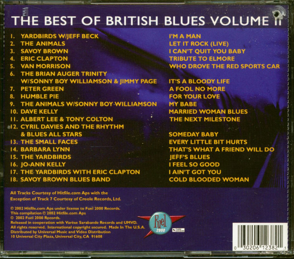 The Best Of British Blues, Vol.2 (CD)