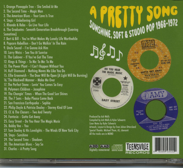 A Pretty Song - Sunshine, Soft & Studio Pop 1966 - 1972 (CD)
