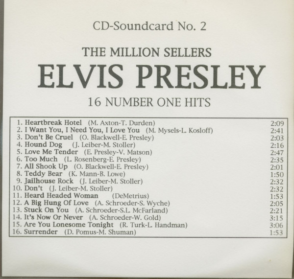 The Million Sellers - 16 Number One Hits (CD)
