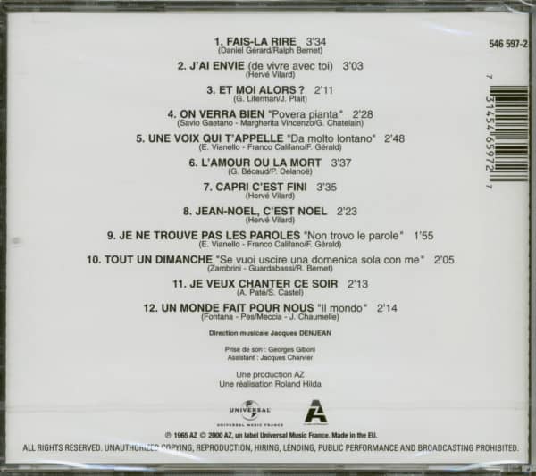 Capri C'est Fini (CD)