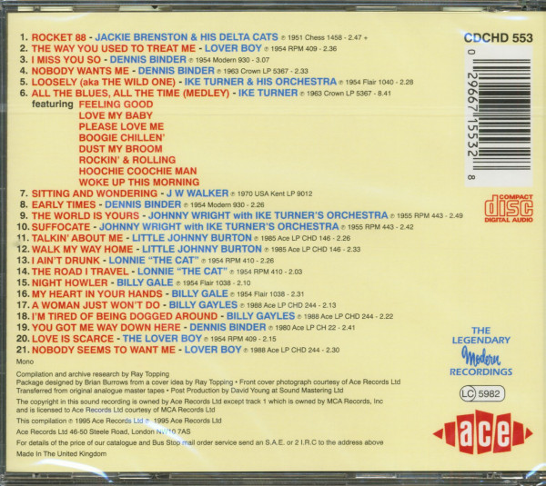 Rhythm Rockin' Blues (CD)