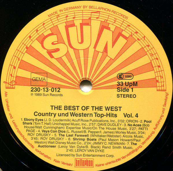 The Best Of The West - Country And Western Top-Hits Vol.4 (LP)