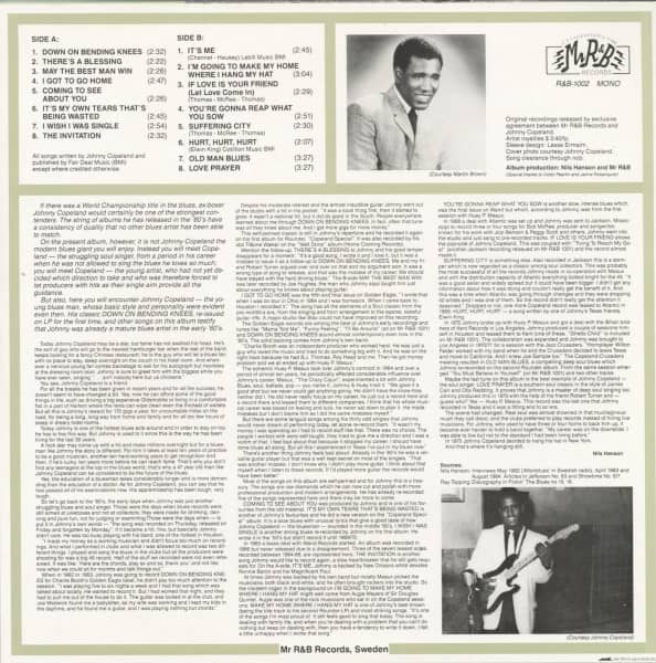Down On Bending Knees (LP)
