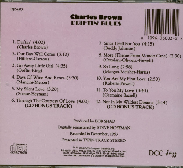 Driftin' Blues (CD)