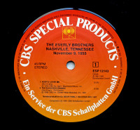 Aperçu: Nashville, Tennessee, November 9, 1955 (12inch EP, 45rpm) Aperçu: Nashville, Tennessee, November 9, 1955 (12inch EP, 45rpm)