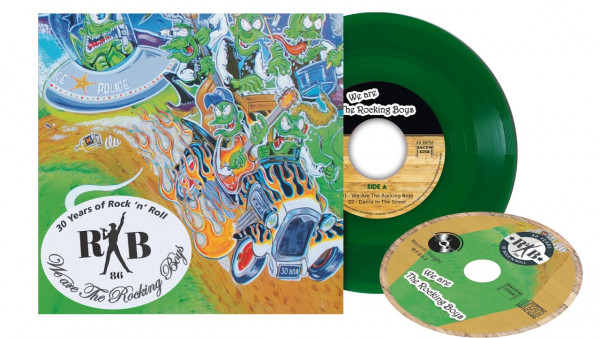 30 Years Of Rock'n'Roll - We Are The Rocking Boys (7inch, 45rpm, EP, Green Vinyl & CD, Ltd.)