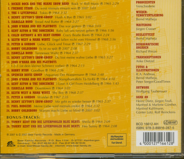 Vol.11, Beat & Pop - Amerikaner & Briten singen deutsch (CD)