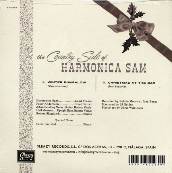 The Country Side Of Harmonica Sam - Winter Bungalow - Christmas At The Bar (7inch, 45rpm)