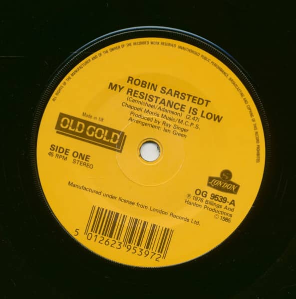 My Resistance Is Low - A Little Love And Understanding (7inch, 45rpm, SC)