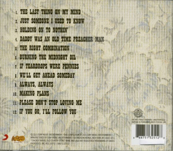 Dolly Parton & Porter Wagoner - The Right Combination (CD, Ltd.)