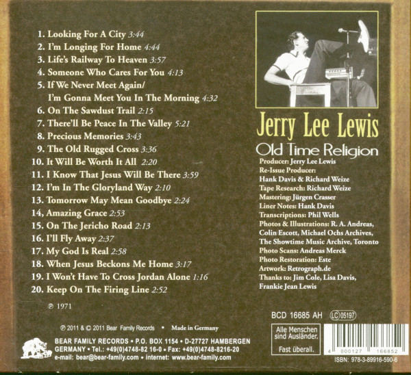 Old Time Religion (CD)