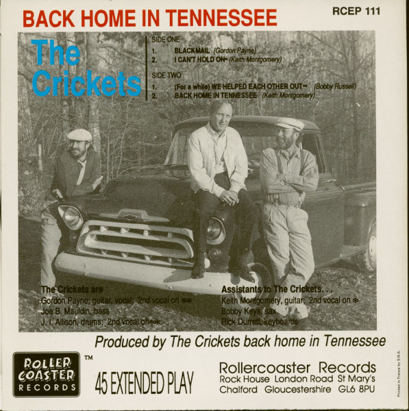 Back Home In Tennessee (7inch, EP, 45rpm, PS)
