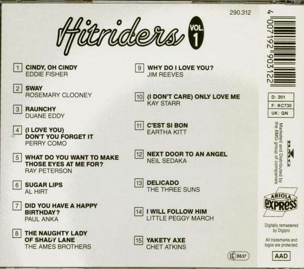 Hitriders Vol.1 (CD)
