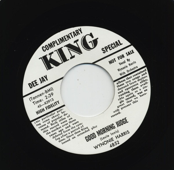 Good Morning Judge - Bloodshot Eyes ((7inch, 45rpm)