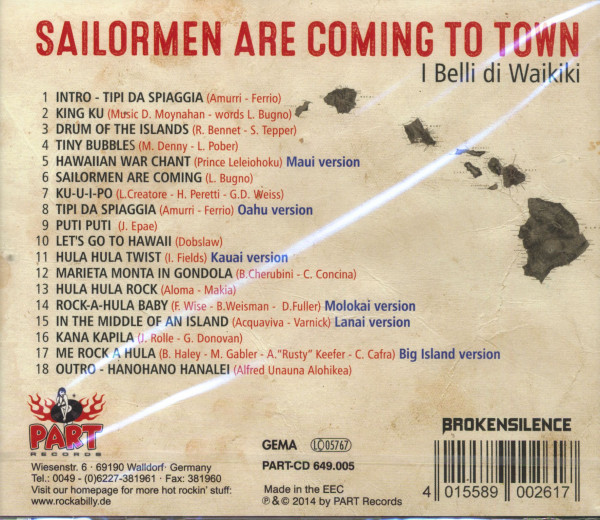 Sailormen Are Coming To Town (CD)