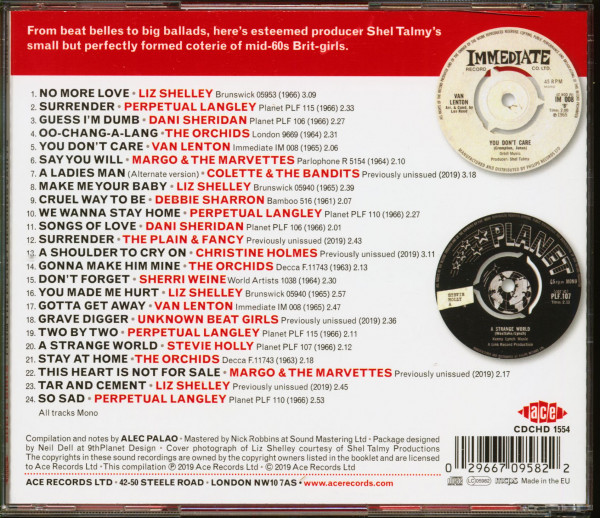 Shel's Girls - From The Planet Records Vaults (CD)
