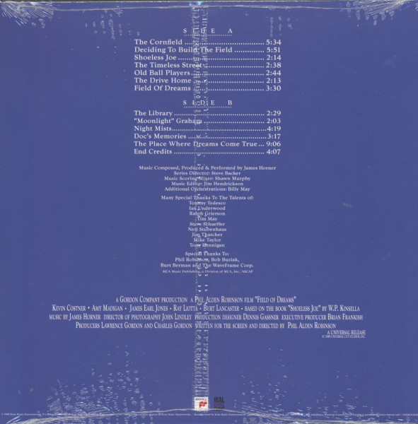 Field Of Dreams - Original Motion Picture Soundtrack (LP, colored Vinyl)