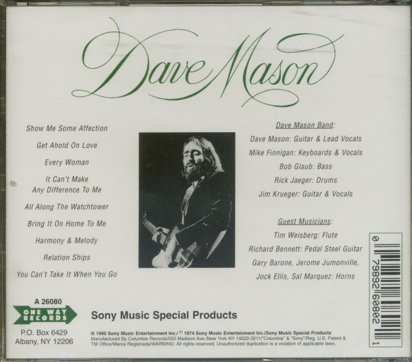 Dave Mason (CD)