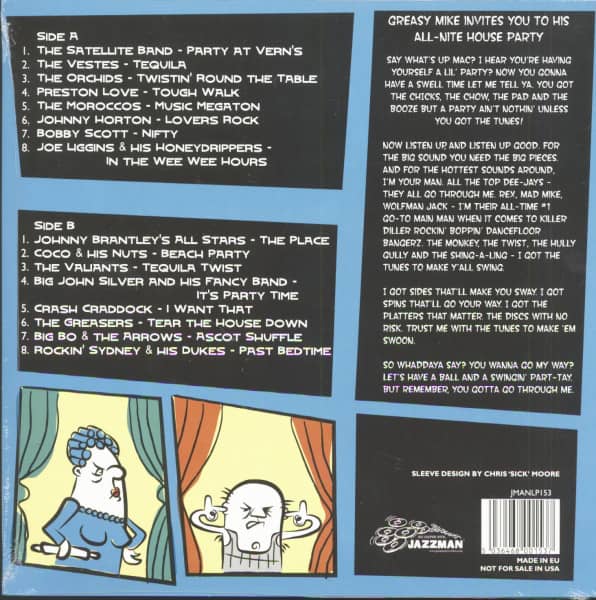 Greasy Mike Invites You To His All-Nite House Party (LP)