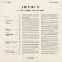 Aperçu: Eje Thelin At The German Jazz Festival Aperçu: Eje Thelin At The German Jazz Festival