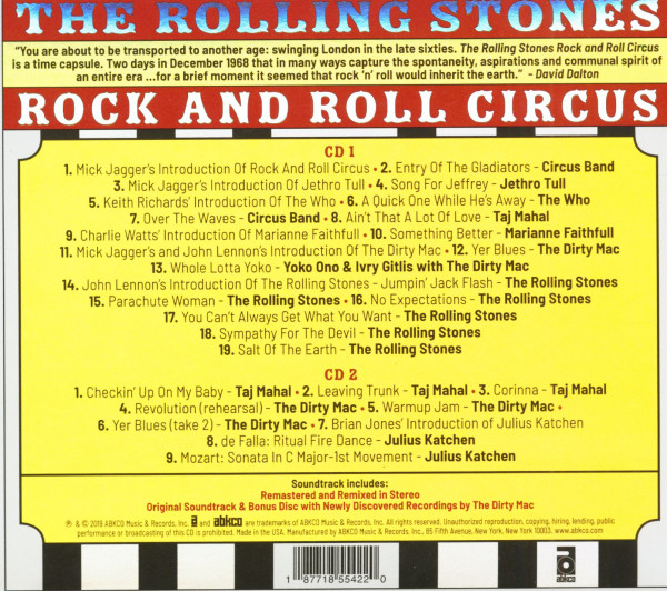 Rock And Roll Circus - Expanded Edition (3-LP)