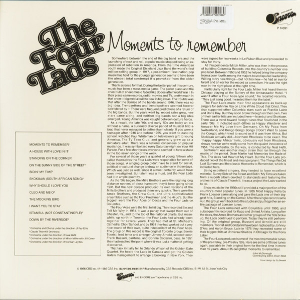 Moments To Remember (LP)